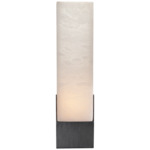 Covet Box Bathroom Vanity Light - Bronze / Alabaster