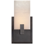 Covet Clip Bathroom Vanity Light - Bronze / Alabaster