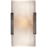 Covet Wide Bathroom Vanity Light - Bronze / Alabaster