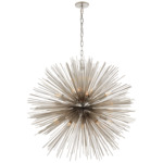 Strada Round Chandelier - Polished Nickel