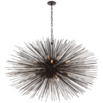 Strada Oval Chandelier - Aged Iron