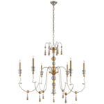 Michele Chandelier - French Gild Silver / Gold