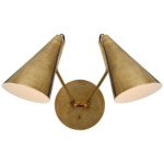 Clemente Wall Sconce - Hand Rubbed Antique Brass / Hand Rubbed Antique Brass