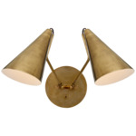 Clemente Wall Sconce - Hand-Rubbed Antique Brass / Hand Rubbed Antique Brass
