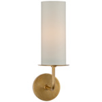 Larabee Wall Sconce - Soft Brass / Cream Linen