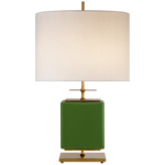 Beekman Table Lamp - Green / Linen