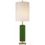 Beekman Tall Table Lamp - Green / Linen