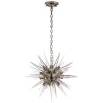 Quincy Chandelier - Polished Nickel / Clear