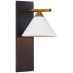 Cleo Wall Sconce - Bronze / White