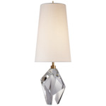 Halcyon Table Lamp - Linen / Crystal