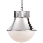 Precision Pendant - Polished Nickel / White