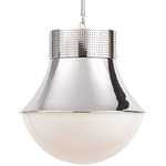 Precision Pendant - Polished Nickel / White