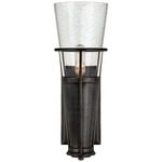 Robinson Wall Sconce - Bronze / Seeded