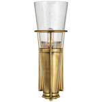 Robinson Wall Sconce - Hand-Rubbed Antique Brass / Seeded