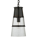 Robinson Medium Pendant - Bronze / Seeded