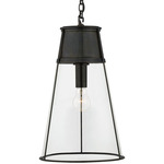 Robinson Large Pendant - Bronze / Clear