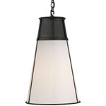 Robinson Large Pendant - Bronze / White