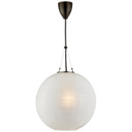 Hailey Pendant - Gun Metal / Frosted