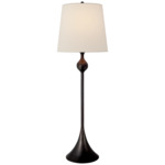 Dover Slim Table Lamp - Aged Iron / Linen
