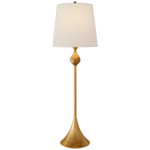 Dover Slim Table Lamp - Gild / Linen