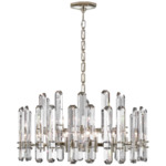 Bonnington Chandelier - Polished Nickel / Crystal