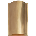 Avant Indoor / Outdoor Wall Sconce - Antique-Burnished Brass / Frosted