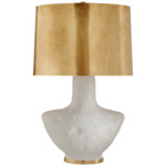 Armato Table Lamp - Porous White / Antique Brass