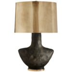 Armato Table Lamp - Stained Black Metallic / Antique Brass