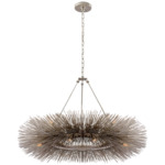 Strada Ring Chandelier - Burnished Silver Leaf