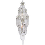 Adele Wall Sconce - Polished Nickel / Clear