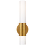 Penz Wall Sconce - Hand-Rubbed Antique Brass / White
