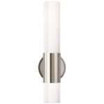Penz Wall Sconce - Polished Nickel / White