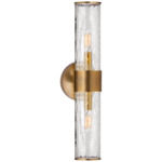 Liaison Medium Wall Sconce - Antique-Burnished Brass / Crackle