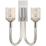 Reverie Wall Sconce - Polished Nickel / Clear