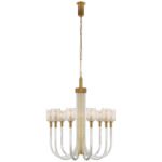 Reverie Chandelier - Brass / Clear