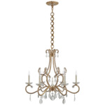 Montmartre Chandelier - Hand-Rubbed Antique Brass