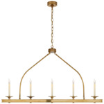 Launceton Linear Pendant - Antique Burnished Brass