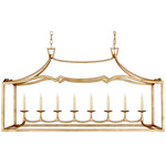 Darlana Fancy Linear Pendant - Gilded Iron