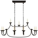 Flemish Linear Pendant - Aged Iron