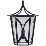 Cavanagh Wall Sconce - Polished Nickel / French Navy