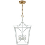 Cavanagh Lantern Pendant - Gild / Light Cream