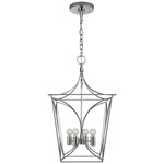 Cavanagh Lantern Pendant - Polished Nickel / Polished Nickel