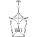 Cavanagh Lantern Pendant - Polished Nickel / Polished Nickel