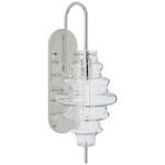 Tableau Wall Sconce - Polished Nickel / Clear