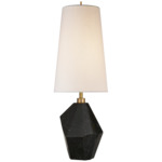 Halcyon Table Lamp - Linen / Black Cremo Marble