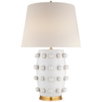 Linden Table Lamp - Plaster White / Linen