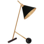 Cleo Table Lamp - Bronze / Hand-Rubbed Antique Brass / Black