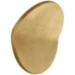 Bend Round Wall Sconce - Natural Brass