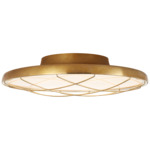 Dot Caged Ceiling Light - Natural Brass