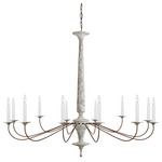 Bordeaux Chandelier - Swedish White